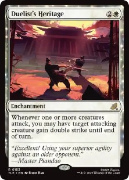 Duelist's Heritage (foil) - Avatar: The Last Airbender Eternal