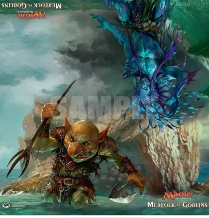 Duel Playmat Merfolk vs. Goblins