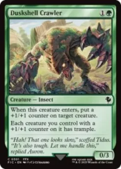 Duskshell Crawler (surge foil) - Final Fantasy Commander