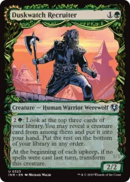 Duskwatch Recruiter (#323) (foil) (showcase) - Innistrad Remastered Varianten