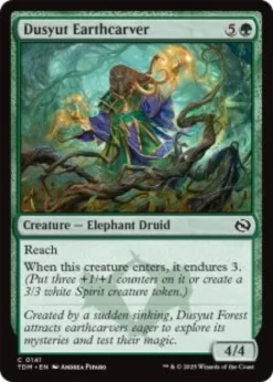 Dusyut Earthcarver (foil) - Tarkir: Dragonstorm