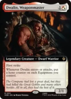 Dwalin, Weaponmaster (foil) (extended art) - The Hobbit Varianten