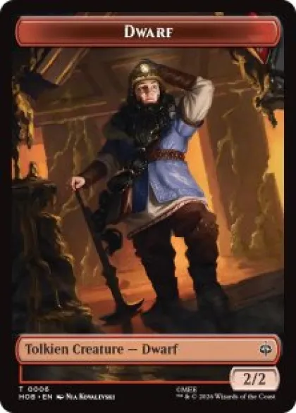 Dwarf token (2/2) - The Hobbit