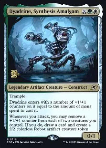 Dyadrine, Synthesis Amalgam (foil) - Edge of Eternities prerelease Promo's