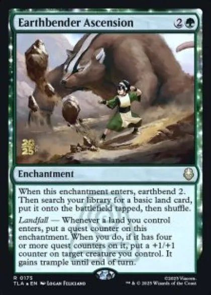 Earthbender Ascension (foil) - Avatar: The Last Airbender Prerelease Promo's