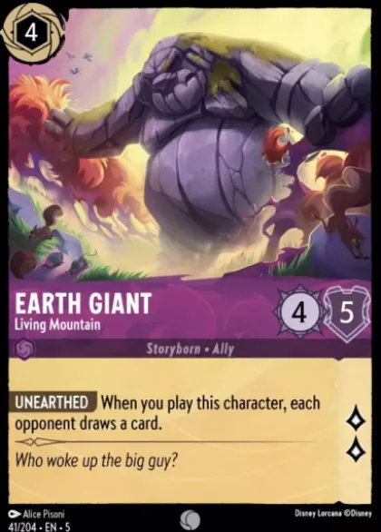 Earth Giant, Living Mountain (foil) - Shimmering Skies