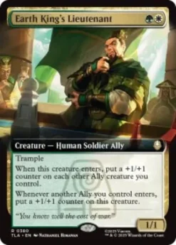 Earth King's Lieutenant (foil) (extended art) - Avatar: The Last Airbender Varianten