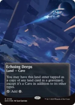 Echoing Deeps (#148) (galaxy foil) (borderless) - Edge of Eternities Stellar Sights