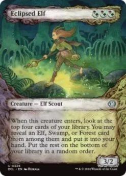 Eclipsed Elf (showcase) - Lorwyn Eclipsed Varianten