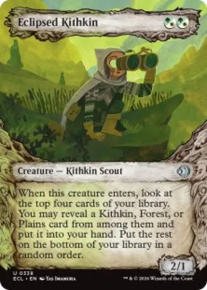 Eclipsed Kithkin (foil) (showcase) - Lorwyn Eclipsed Varianten