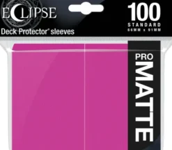 Eclipse Matte Deck Protectors Hot Pink (100 stuks)