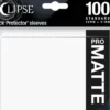 Eclipse Matte Deck Protectors Arctic White (100 stuks)