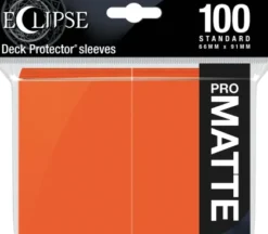 Eclipse Matte Deck Protectors Pumpkin Orange (100 stuks)