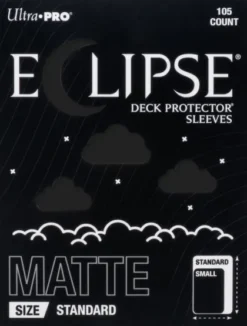 Eclipse Matte Enhanced Deck Protectors: Jet Black (105 stuks)