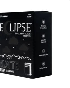 Eclipse Matte Enhanced Deck Protectors: Jet Black (105 stuks)