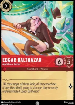 Edgar Balthazar, Ambitious Butler - Archazia's island