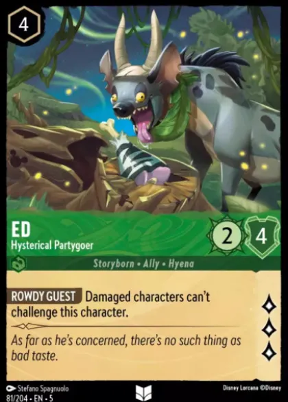 Ed, Hysterical Partygoer (foil) - Shimmering Skies