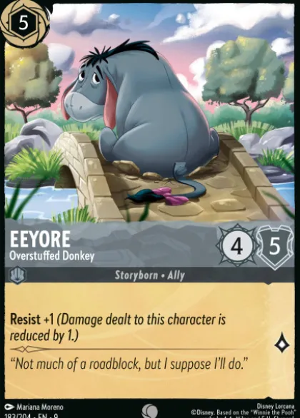 Eeyore, Overstuffed Donkey (foil) - Fabled