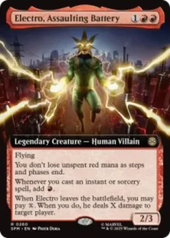 Electro, Assaulting Battery (foil) (extended art) - Marvel's Spider-Man Varianten