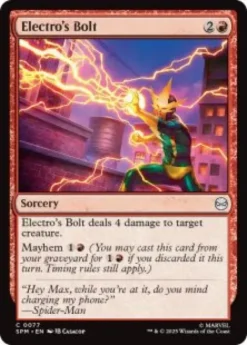 Electro's Bolt (foil) - Marvel's Spider-Man