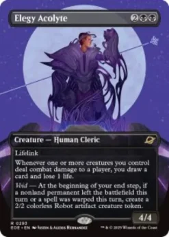 Elegy Acolyte (borderless) - Edge of Eternities Varianten