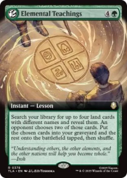 Elemental Teachings (extended art) - Avatar: The Last Airbender Varianten