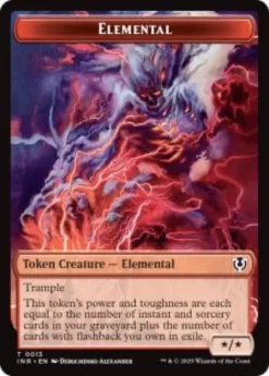 Elemental Token (foil) (*/*) - Innistrad Remastered