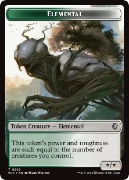 Elemental token (#10) (foil) (*/*) - Lorwyn Eclipsed Commander