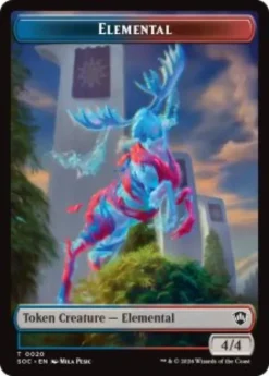 Elemental Token (#20) (4/4) - Secrets of Strixhaven Commander
