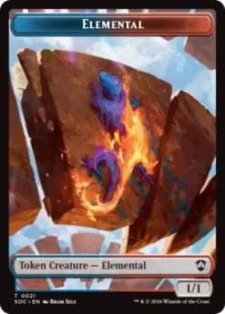 Elemental Token (#21) (1/1) - Secrets of Strixhaven Commander