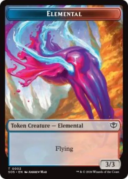 Elemental Token (#2) (3/3) - Secrets of Strixhaven