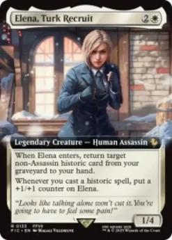 Elena, Turk Recruit (extended art) - Final Fantasy Commander Varianten