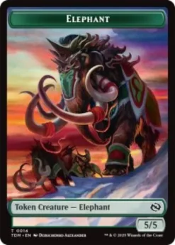 Elephant token (5/5) - Tarkir: Dragonstorm
