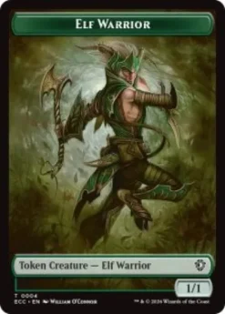 Elf Warrior token (foil) (1/1) - Lorwyn Eclipsed Commander