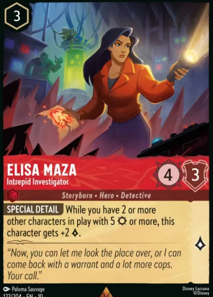 Elisa Maza, Intrepid Investigator (foil) - Whispers