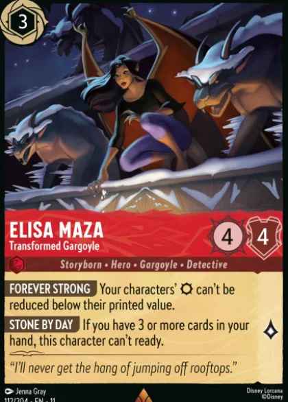 Elisa Maza, Transformed Gargoyle - Winterspell