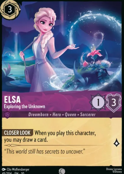 Elsa, Exploring the Unknown (foil) - Whispers