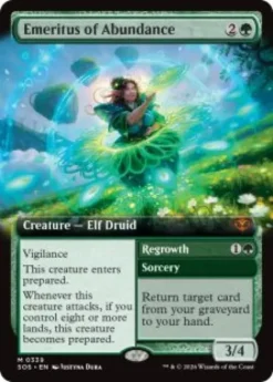 Emeritus of Abundance (foil) (extended art) - Secrets of Strixhaven Varianten