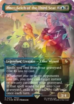 Emet-Selch of the Third Seat (#473) (foil) (borderless) - Final Fantasy Commander Varianten