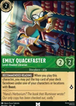 Emily Quackfaster, Level-Headed Librarian - Whispers