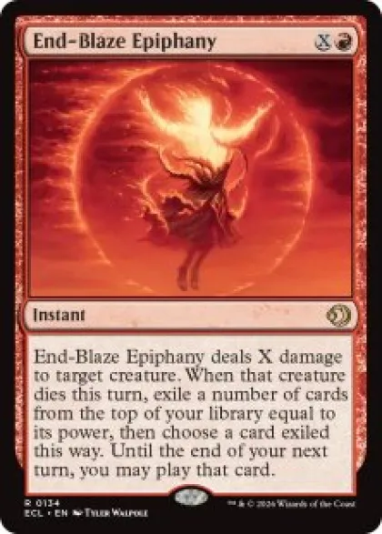End-Blaze Epiphany (foil) - Lorwyn Eclipsed