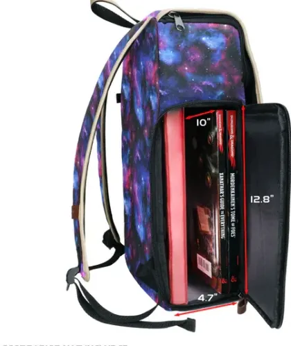 ENHANCE - Dungeons and Dragons Stylish RPG Travel Backpack Designer Edition: Black
