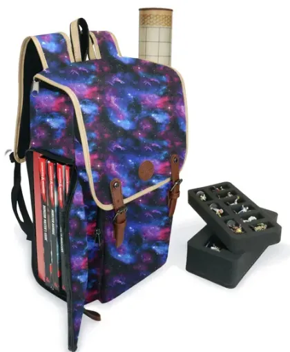 ENHANCE - Dungeons and Dragons Stylish RPG Travel Backpack Designer Edition: Black