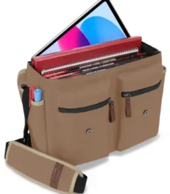 ENHANCE - Dungeons and Dragons Stylish RPG Messenger Bag Designer Edition: Tan