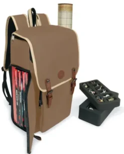 ENHANCE Dungeons and Dragons Stylish RPG Travel Backpack Designer Edition: Tan