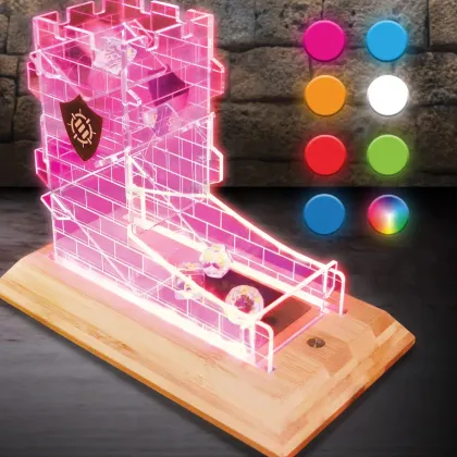 ENHANCE - LED Dice Tower with Dice Set: Clear