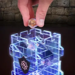 ENHANCE - LED Dice Tower with Dice Set: Clear
