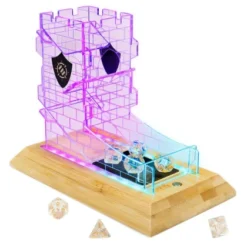ENHANCE - LED Dice Tower with Dice Set: Clear