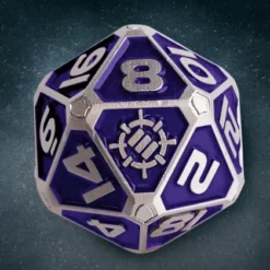 ENHANCE - RPG Metal Dice Set Collectors Edition: Purple (7-delig)