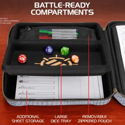 ENHANCE - RPG Organizer Case Collector's Edition: Silver